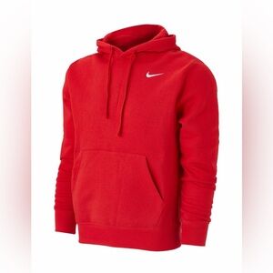 Nike Men's Vibrant Red Hoodie